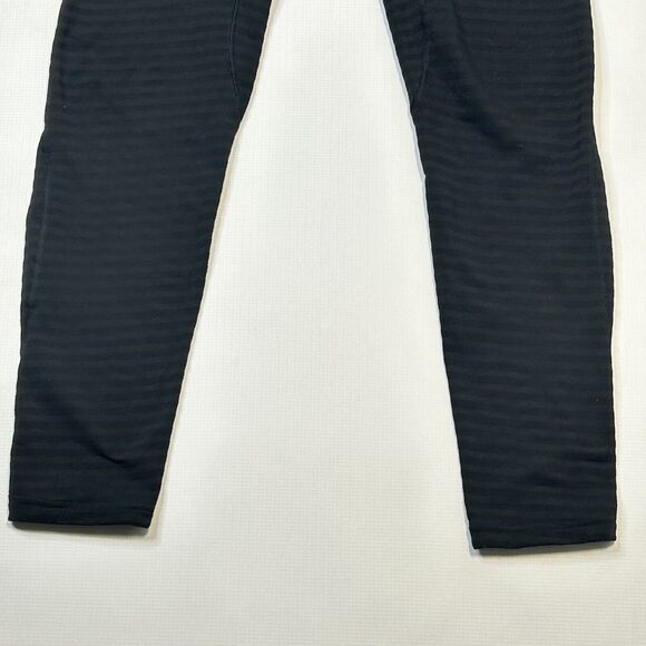 Nike Pro Mens XL Compression Running Tights Stretch Logo Black Gray Striped - Picture 5 of 11